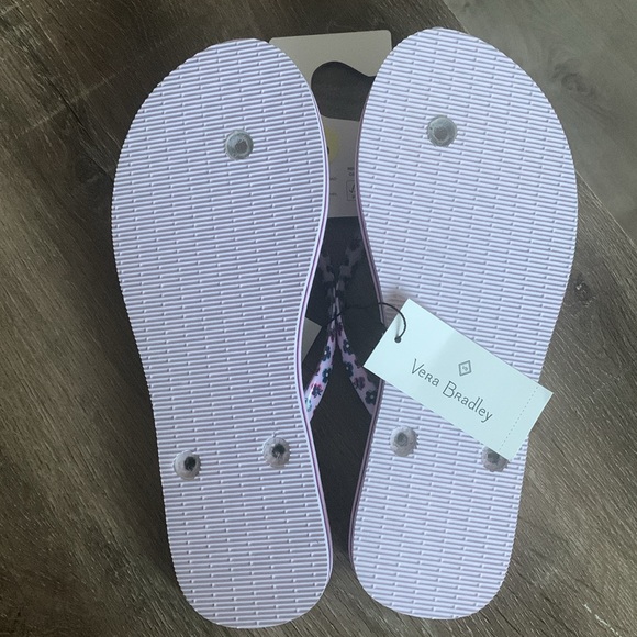 Vera Bradley Cloud Vine Multi Flip Flops - Picture 8 of 9